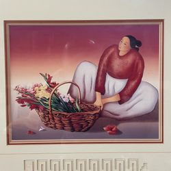 Landscape Artwork In Frames Woman19x19