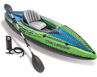 Inflatable Kayak with Paddle and Pump