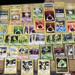 483 Vintage Pokémon WOTC ERA cards Base Set through Expedition (NO Holos) 