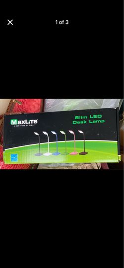 MaxLite slim led desk lamp
