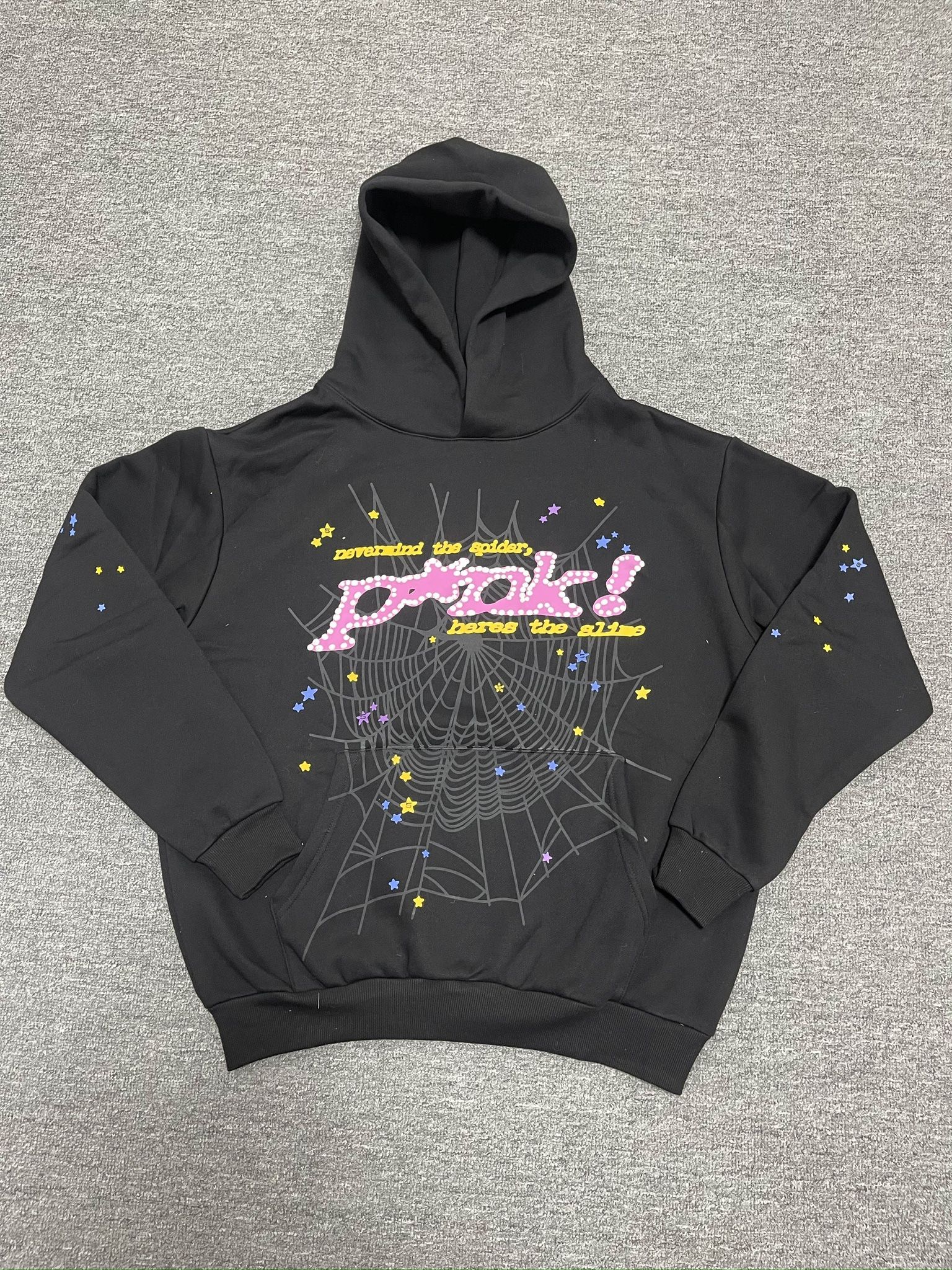 Medium Black Sp5der P*nk Hoodie