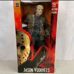 Jason Voorhees 19" Freddy vs Jason Action Figure and deluxe set