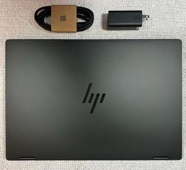 HP - OmniBook X Flip 2-in-1 - 16" 2K OLED Touchscreen Laptop - Intel Core Ultra 7 (2026) - 16GB Memory - 1TB SSD - Copilot+ - Eclipse Gray