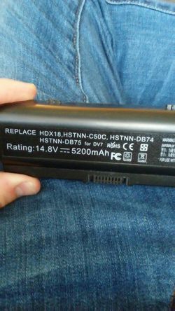 Laptop battery part# 1hp-dv7-5200 brand new