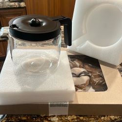 jarra de café de vidrio para 12 tazas