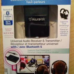 Aluratek Universal Bluetooth Audio Receiver & Transmitter
