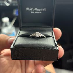 Bridge Diamond Promise Ring