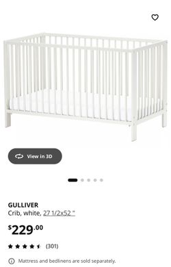 Ikea Baby Crib With Mattress new