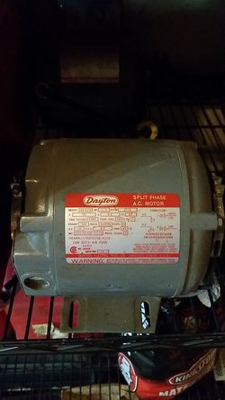 Dayton 1/3 hp motor