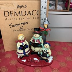 Snow Family Caroling, Almost New, Keep In Box