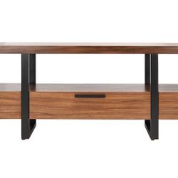 Safavieh Brigham Transitional Brown/Black TV Stand – Excellent Condition