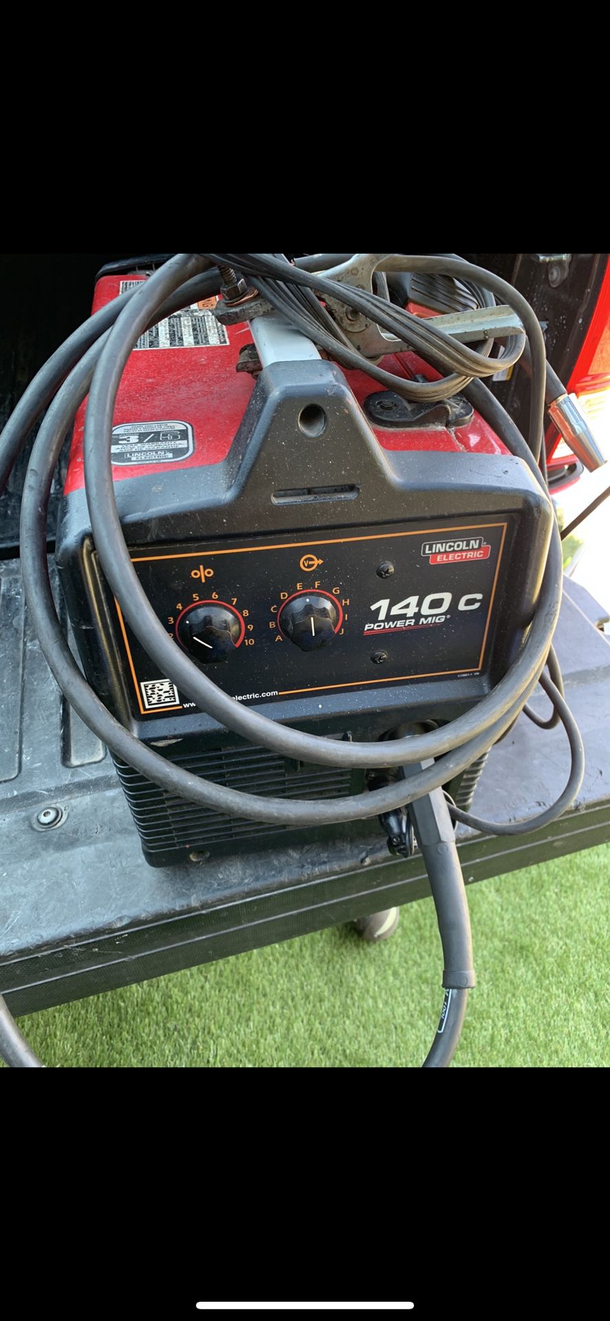 Lincoln 140c power mig welder 110v in very good condition