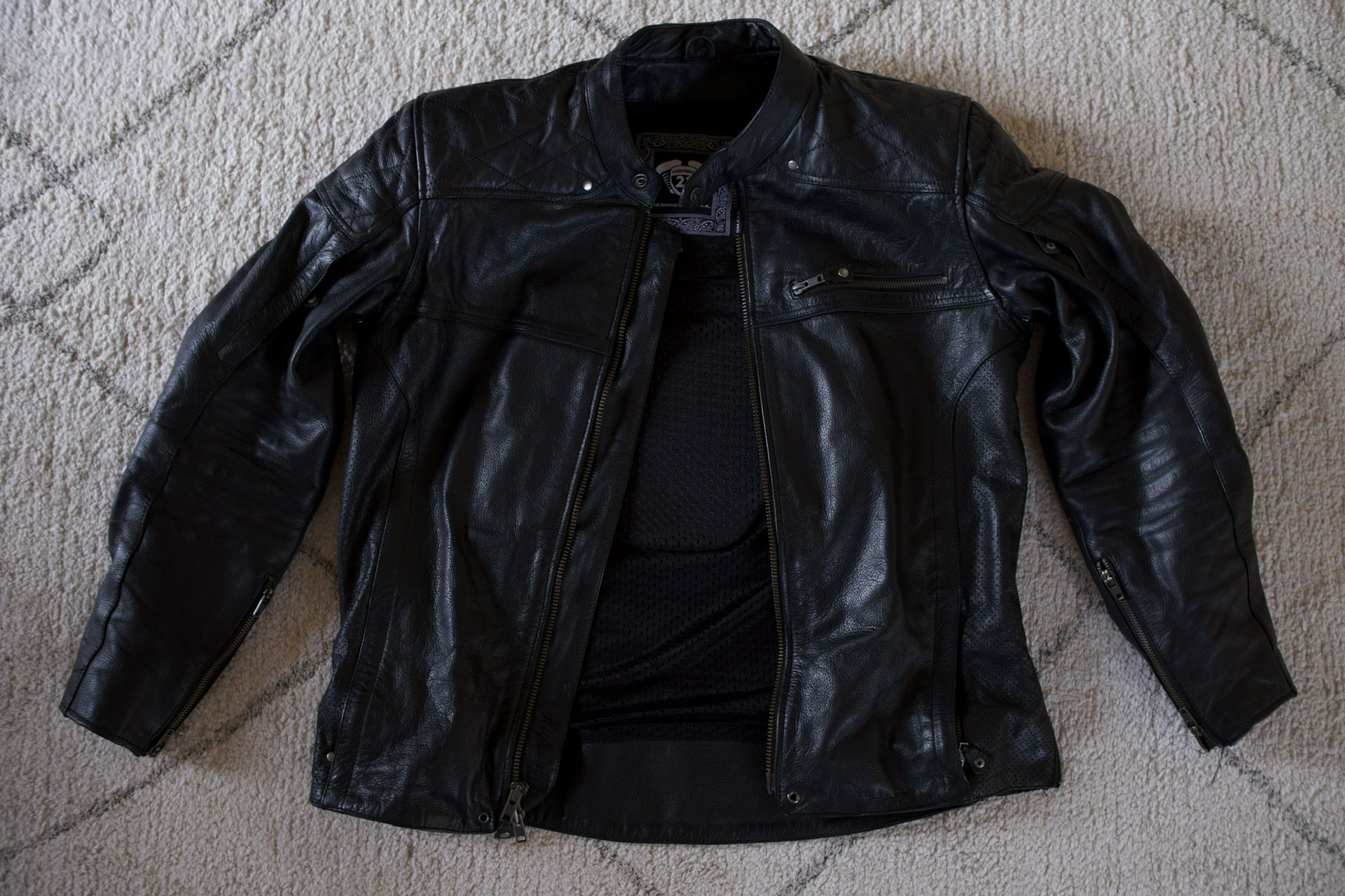 Highway21 Leather Motorcycle Jacket
