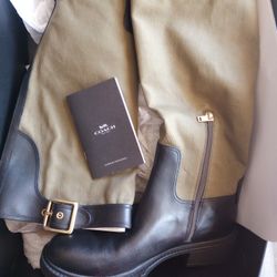 Women's Coach Boots  Size 10,