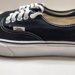 Classic Black Canvas Vans 