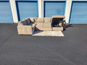 Sectional Sleeper Sofa With Chaise + Storage FREE DELIVERY