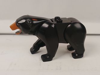 LEGO Black Bear Minifigure Wilderness 98295c01pb03 60188 60173 Used