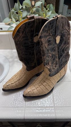 Wild West Western Boots Genuine leather with Matching Belt