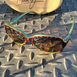 Maui Jim Turquoise Tortoise Shell Women's Sunglasses 