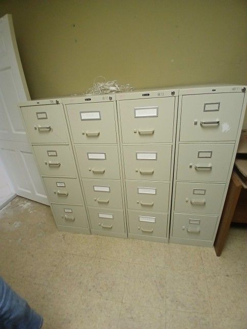 7 (4) Drawer File Cabinets @ $25 Or best offer