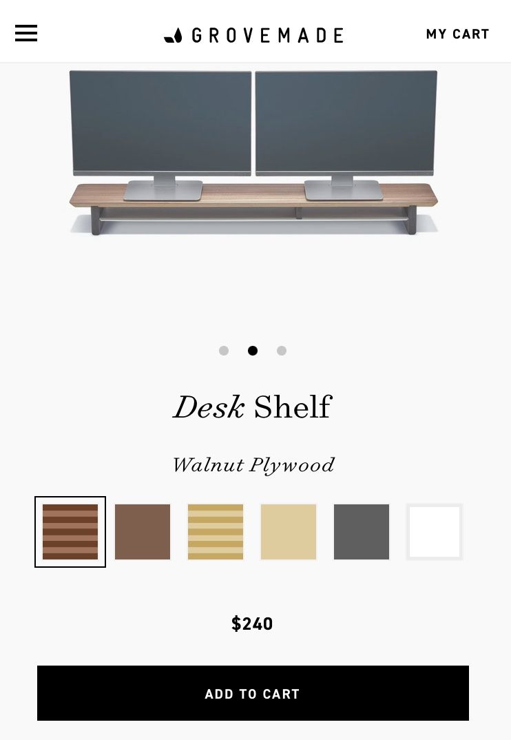 Grovemade Desk Shelf