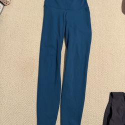 Womens Blue Nike Leggings Size Small 