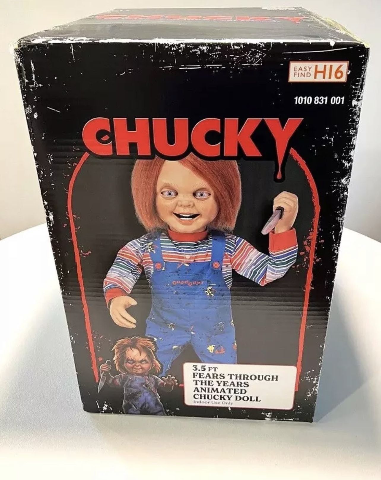 -NEW- 3.5 Ft Animatronic CHUCKY DOLL Halloween Home Depot Exclusive