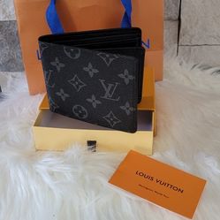 White And Black Men's Wallet 