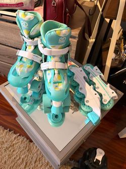 RD Roces Kids Adjustable Roller Skates like new