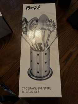 7 Piece Stainless Steel Utensil Set