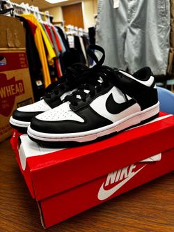 Nike Air Dunk Low PANDA Black And White Size 5Y Or 6.5 Womens