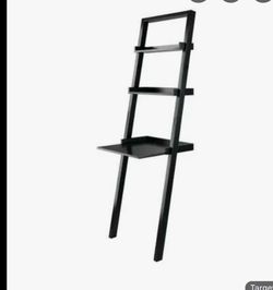 Leaning wall desk/ bookshelf
