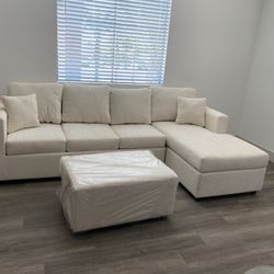 Sectional With Ottoman ‼️different Colors Available ‼️