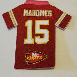 Kansas City Chiefs Patch, American Football Team Logo, Embroidered