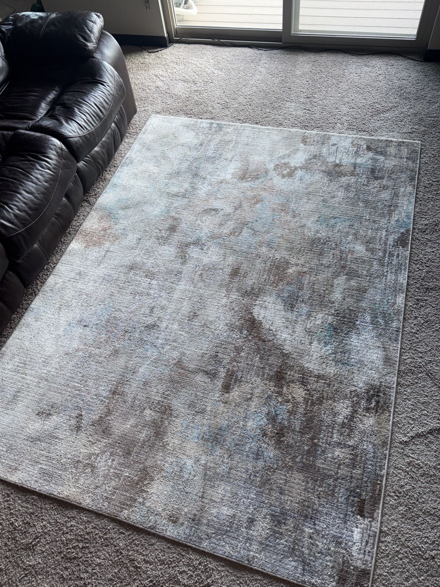 Nuloom Monet Modern Abstract Beige Indoor Area Rug