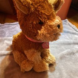 Nickelodeon JoJo Siwa Plush 12" Pink Collar Yorkie Puppy Stuffed Animal