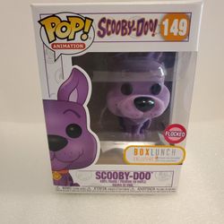 Funko POP! Scooby-Doo #149 Purple Scooby-Doo Flocked Box Lunch Ex Animation
