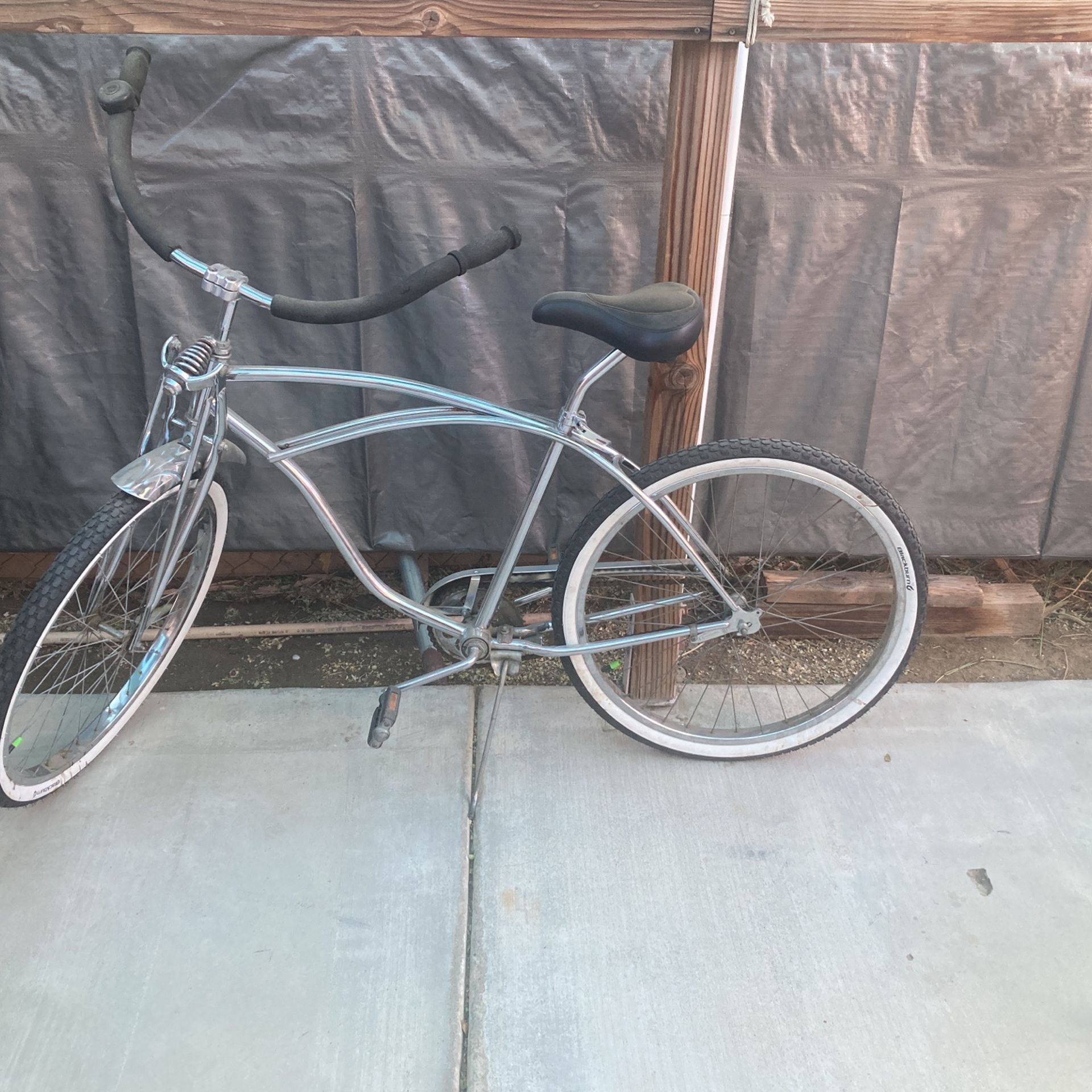 26 inch beach cruiser chrome