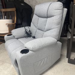 Grey Electric Recliner