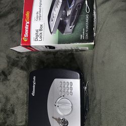 SentrySafe Digital Lock Box Safe w/ Keypad + Keys