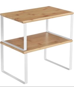 Cabinet Shelf Organizers, Set of 4 Countertop Organizers