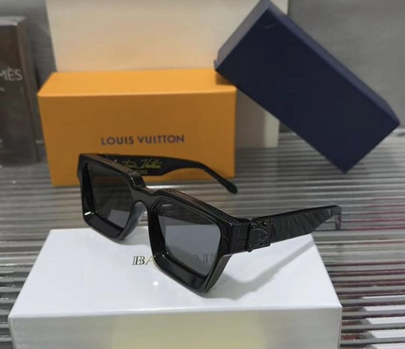 LV 1.1 Millionaires Sunglasses BLK/BLK