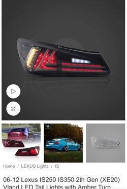Smoked taillights is250