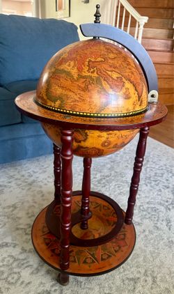 Globe bar cart for sale!