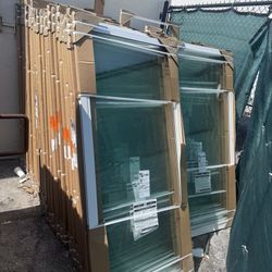 72x80 CWS Impact Sliding Glass Doors