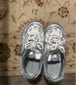 Bottega Veneta Orbit Sneakers White Silver