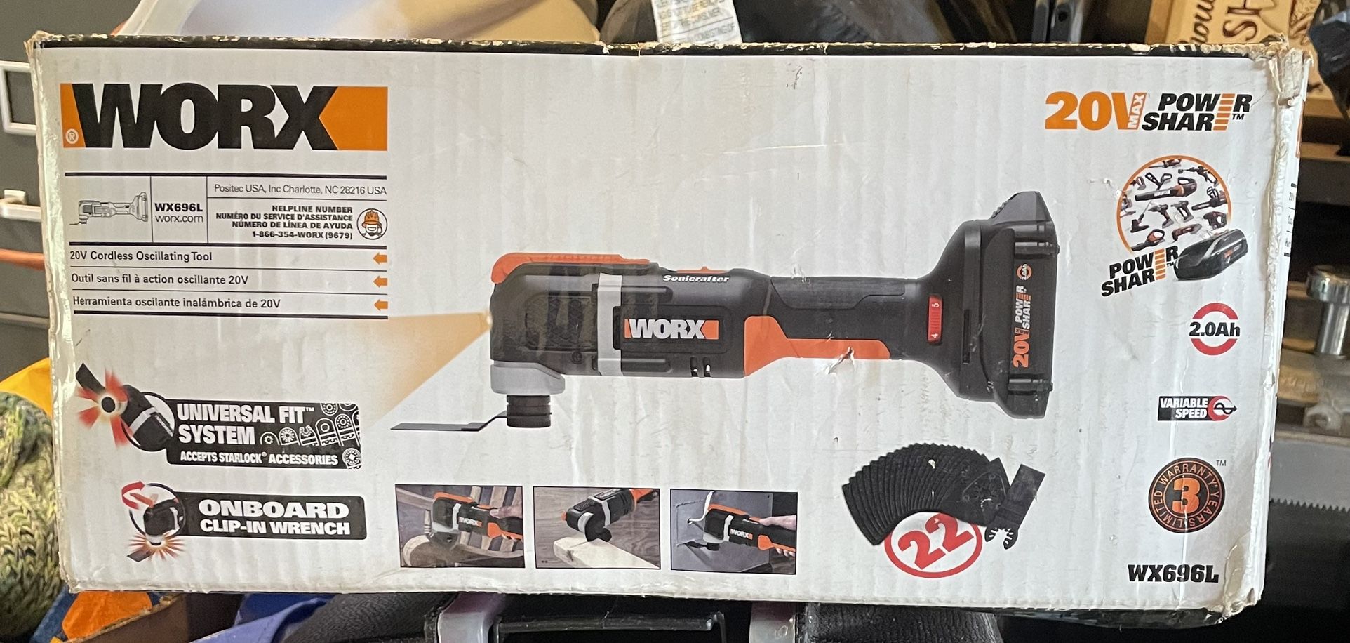 WORX WX696L Cordless Oscillating Tool