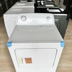 New Amana 6.5 Cu. Ft. White Electric Dryer With Wrinkle Prevent Option - NED4655EW