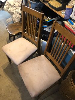 2 chairs need minor TLC