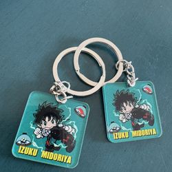2 set of IZUKU MIDORIYA x Kura sushi key chains